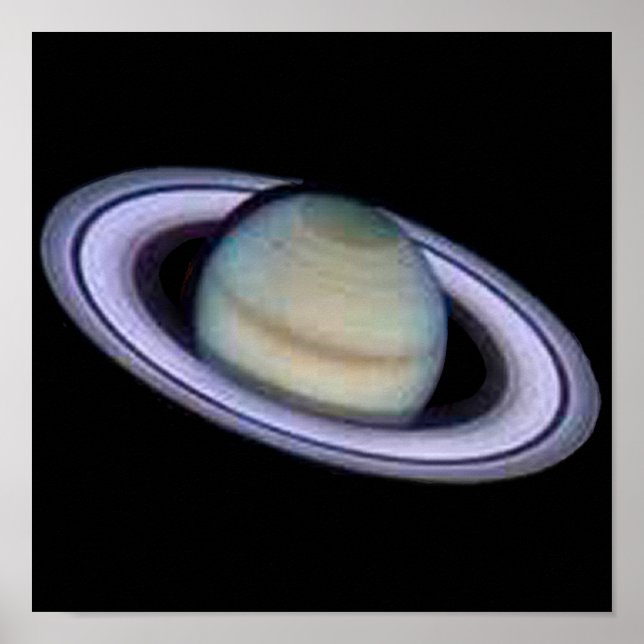 Póster Planeta Saturno (Frente)