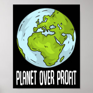Poster Planeta Sobre Reciclar De Lucro Salvar O Ambiente