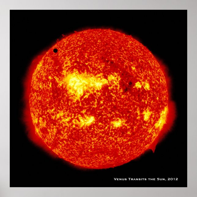 Poster Planeta Vênus Transita o Sol, Hi-Res (Frente)