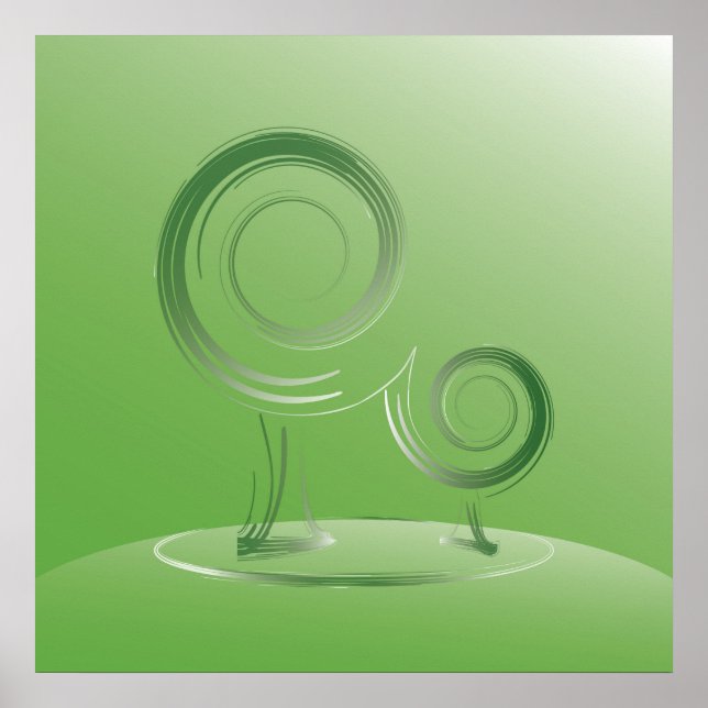 Poster planeta verde (Frente)