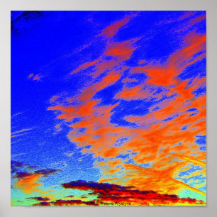 PÓSTER PLANETA VERMELHO IRRITADO