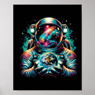 Poster Planetas Astronautas Espaço de Ciências Cosmicas E