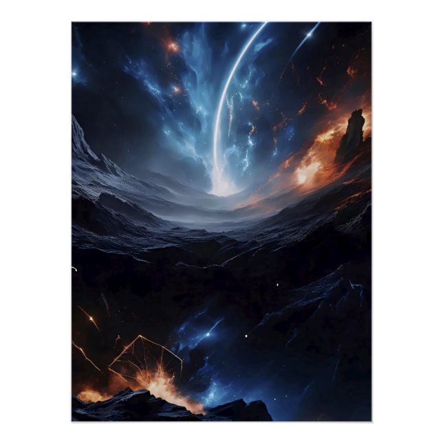 Póster Planetas da Imaginação (Frente)