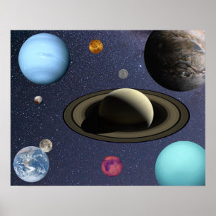 Poster Planetas do sistema solar