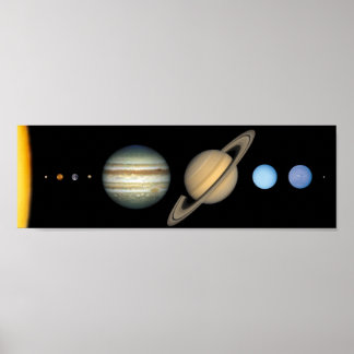 Póster Planetas do Sistema Solar