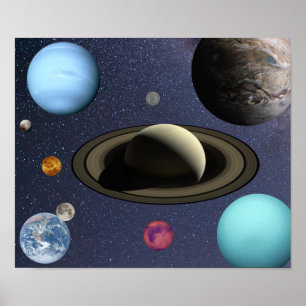 Poster Planetas do sistema solar