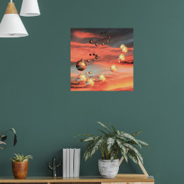 Poster Planetas em Abundância