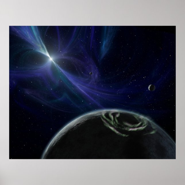 Poster Planetas extremos da NASA (Frente)