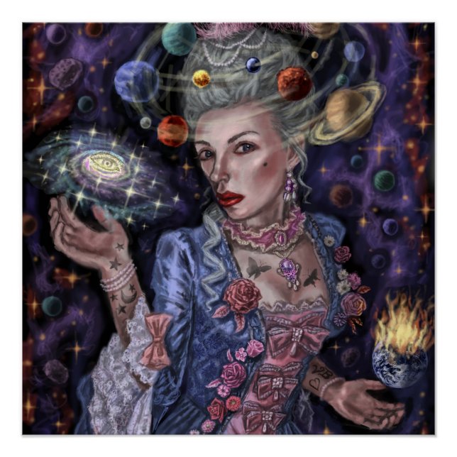 Póster Planetas Rococo (Frente)