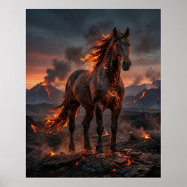 Poster Planícies de Cinzas do Cavalo Brasa