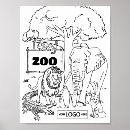 Poster Planilha Ativi do Zoo de Arte de Zoo