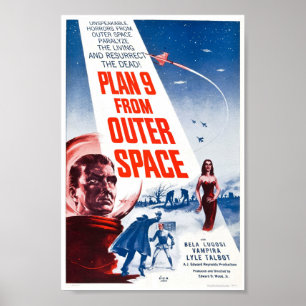 Póster Plano 9 do espaço
