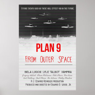 Poster Plano 9 do Espaço Exterior