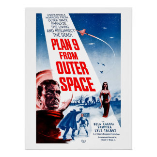 Póster Plano 9 do Espaço Exterior (1957)
