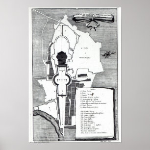 Póster Plano à terra do vaticano, Roma