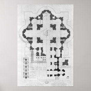 Póster Plano da basílica de St Peter