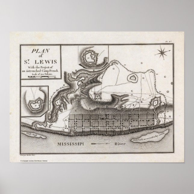 Póster Plano da Rua Lewis (Frente)