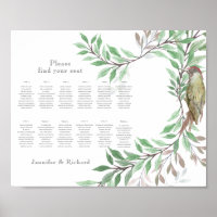 Plano de assentos das florestas