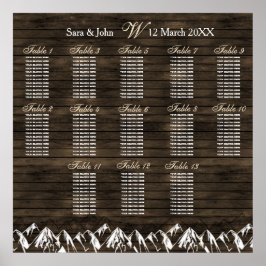 Poster Plano de Assentos dos Campos de Madeira-Tambor