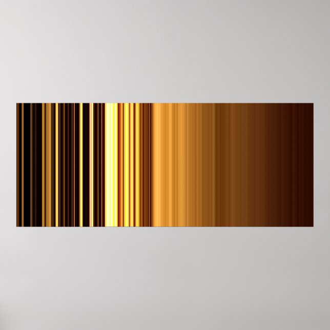 Poster Plano de fundo do ouro ouro do curso (Frente)