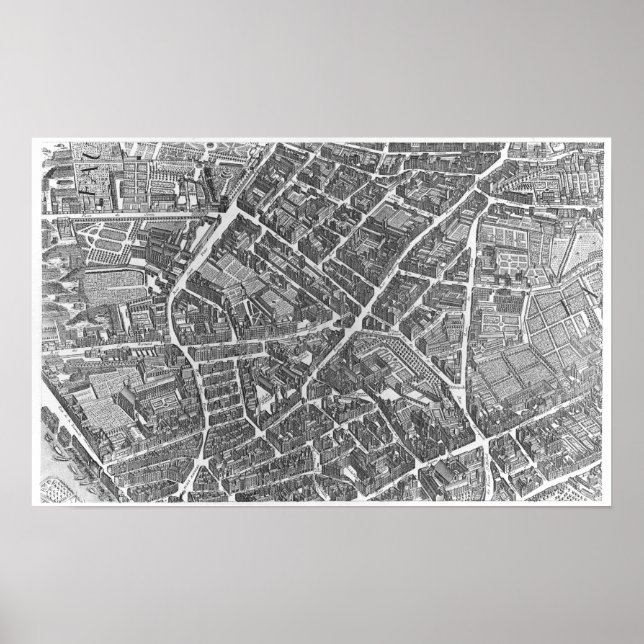 Poster Plano de Paris (Frente)