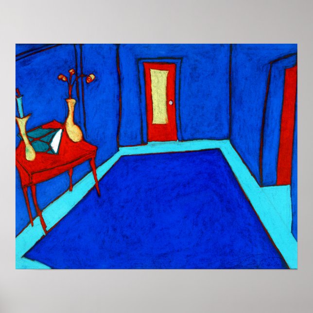 Poster Plano de Rua Cosmo Azul (Frente)