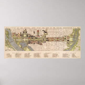 Póster Plano de shopping Washington D.C. (1941)