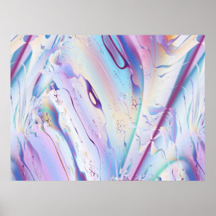 Póster Plano de Voo Fratural de Abstrato Legal de Belas A