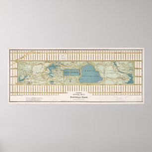 Póster Plano do Parque Central