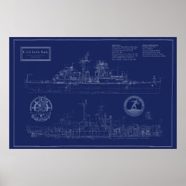 Poster Plano do USS Little Rock
