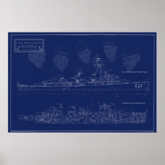 Poster Plano do USS The Sullivans com irmãos