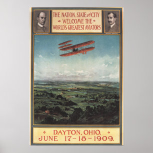 Póster Plano dos irmãos de Wright