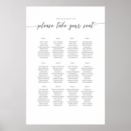 Poster Plano Elegante de modelo de Sessão,