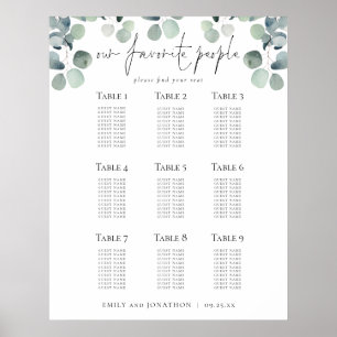 Poster Plano Eucalyptus De Casamento Pessoas Favoritas