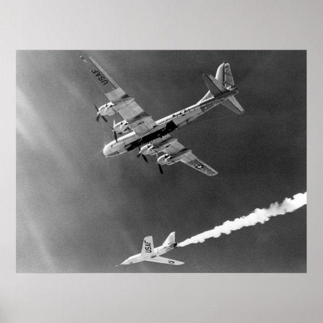 Póster Plano Foguete X-2 (Frente)