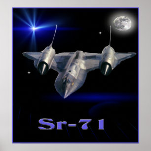 Poster Plano militar de espionagem Sr-71