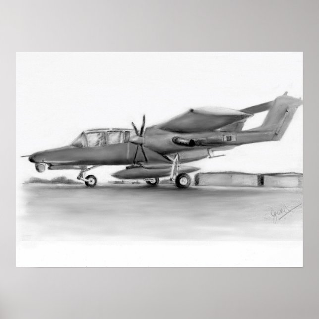 Poster Plano OV10 Bronco (Frente)