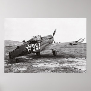 PÓSTER PLANO P-40 - PEARL HARBOR - 1941