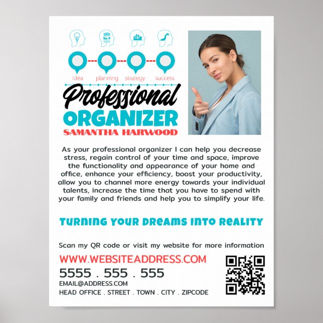 Poster Plano para Design de sucesso, Organizador profissi (Frente)