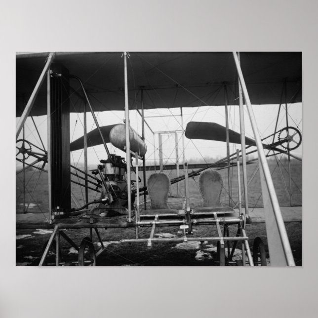 Póster Plano Wright Brothers com Pilot e (Frente)