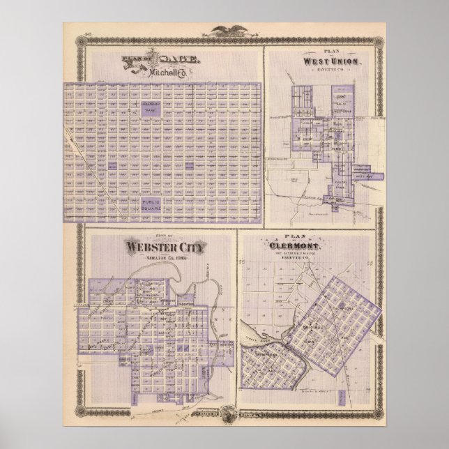 Poster Planos de Osage, União Ocidental (Frente)