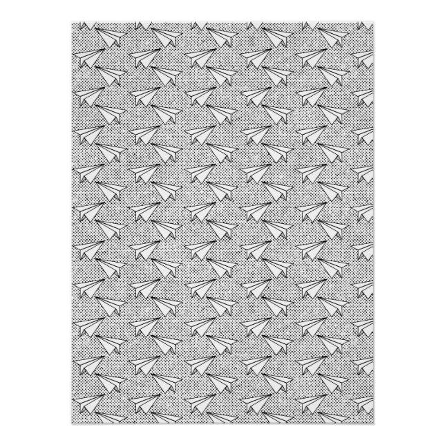 Póster Planos de papel predefinidos. (Frente)