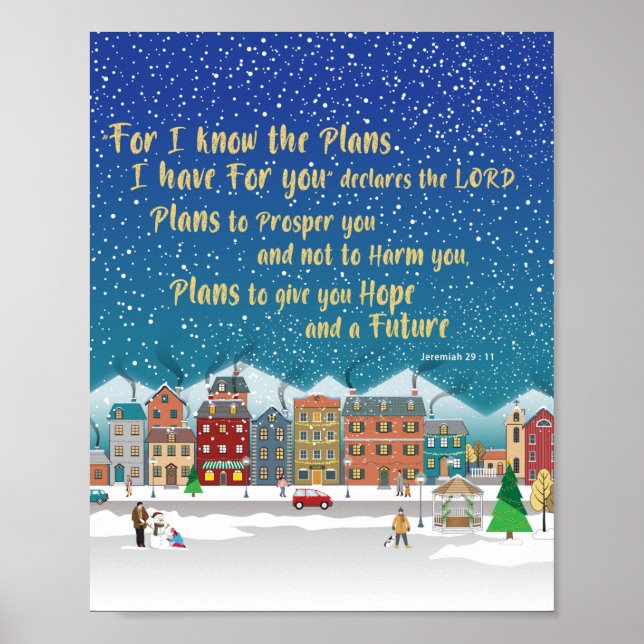 Poster Planos para lhe dar esperança e um Futuro Jeremiah (Frente)