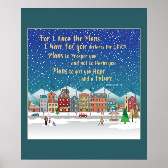 Poster Planos para lhe dar esperança e um Futuro Jeremiah (Frente)