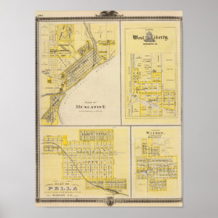 Poster Plans of Muscatine, West Liberty