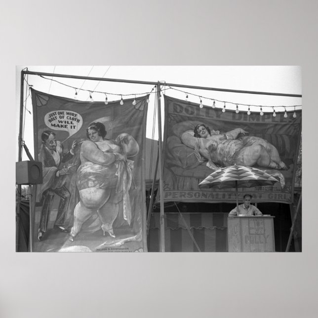 Póster Plant City Side Show, 1939 (Frente)