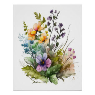 Póster Planta Botânica Moderna Deixa Canvas Wall art