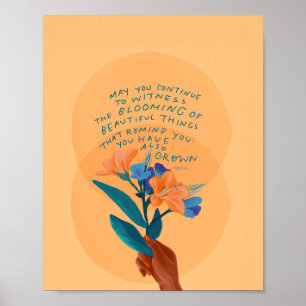 Poster Planta de Arte por Mulher Negra