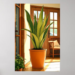 Poster Planta de Cobra de entrada 24x36