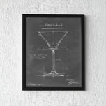 Póster Planta de vidro preto e branco da Martini<br><div class="desc">Planta de vidro preto e branco da Martini. Ethan Harper. ID da imagem: 106174Z.</div>